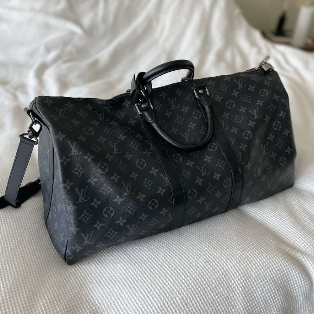 Keepall 55 Bandoulière - Monogram Eclipse